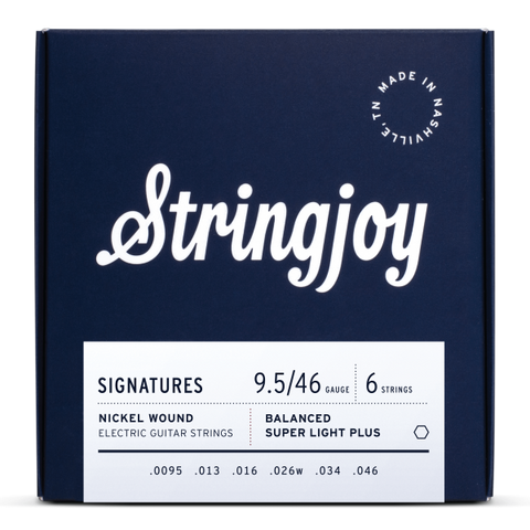 Stringjoy Signatures 09.5-46 Balanced Super Light Plus Electric Guitar Strings