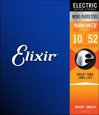 Elixir Nanoweb Electric Strings Light / Heavy 10-52