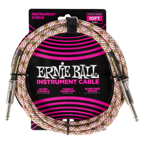Ernie Ball Braided Instrument Cable ~ Emerald Argyle