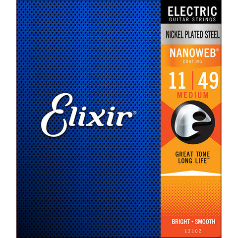 Elixir Nanoweb Electric Strings Medium 11-49 (B-STOCK)