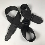 Franklin 2" The Aviator Seat Belt Guitar Strap - Black