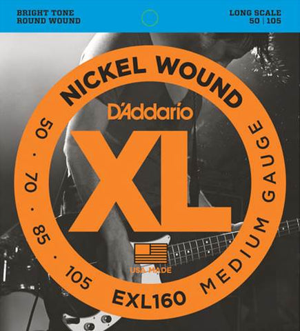 D'Addario EXL160 50 - 105 Bass Strings