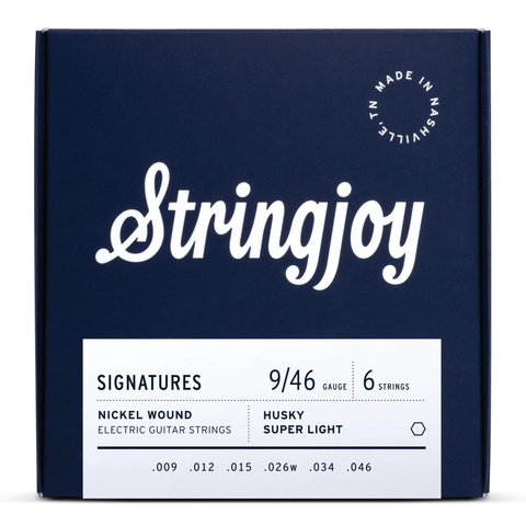 Stringjoy Signatures 09-46 Husky Super Light Electric Guitar Strings