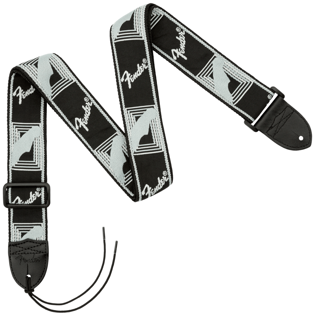 Fender 2 cnturno monogrammato nero-gallo-marrone cntura per Fender 2 cnturno monogrammato nero-gallo-marrone cntura per