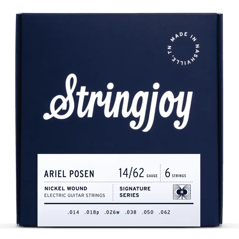 Stringjoy 14-62 Ariel Posen Artist Series Signatures - Nickel Wound Electric Guitar Strings
