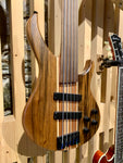 Harley Benton HBZ-2005 Deluxe 5-String Fretless Bass (Preloved)