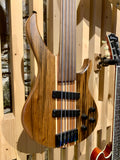 Harley Benton HBZ-2005 Deluxe 5-String Fretless Bass (Preloved)