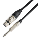 Kinsman Deluxe Stereo Microphone Cable JACK/XLR ~ 10ft