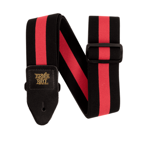 Ernie Ball Stretch Comfort Guitar Strap - Racer Red