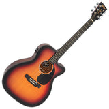 Vintage Stage Series 'Folk' Cutaway Electro-Acoustic ~ Sunburst
