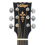 Vintage Stage Series 'Folk' Cutaway Electro-Acoustic ~ Sunburst