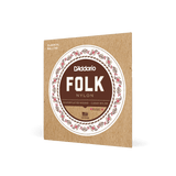 D'Addario EJ32c Nylon Folk Ball end Strings