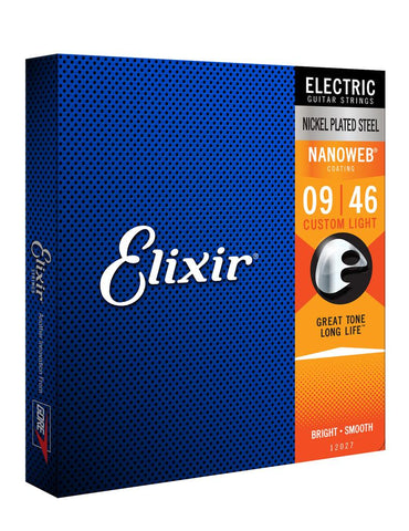 Elixir Nanoweb Electric Strings Custom Light 9-46
