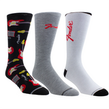 Perris Socks 3 Pack Gift Tin ~ Fender