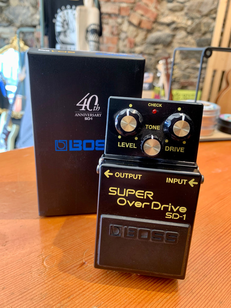 boss sd-1-4a 40th anniversary super overdrive pedal Boss SD-1 40th Anniversary Super Overdrive Guitar Pedal (Used) – Windmill Guitars