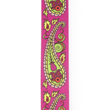 D'Addario Joe Satriani Guitar Strap ~ Paisley Purple
