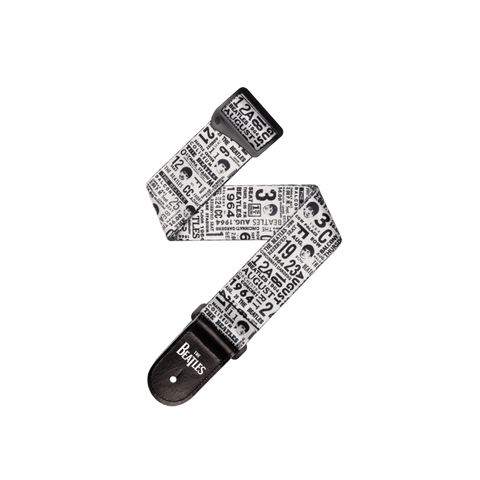 D'Addario The Beatles 1964 Tour Ticket Guitar Strap