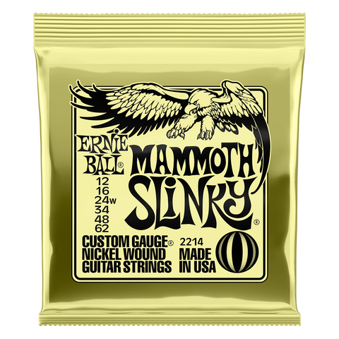 Ernie Ball Mamoth Slinky Electric Strings 12-62 (Wound G)