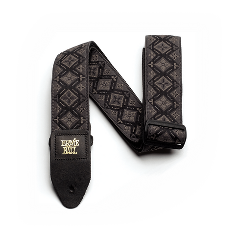 Ernie Ball Jacquard Guitar Strap - Regal Black