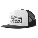 Ernie Ball Baseball Hat ~ Eagle Logo / White