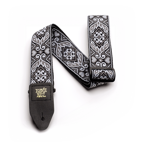 Ernie Ball Jacquard Guitar Strap - Tribal Silver