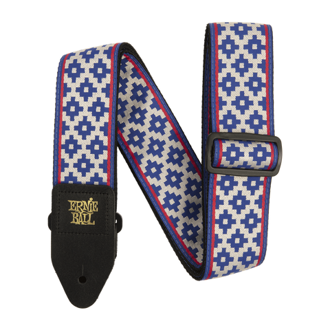 Ernie Ball Jacquard Guitar Strap - Blue Crux