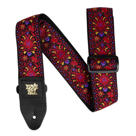 Ernie Ball Jacquard Guitar Strap - Crimson Royal Bloom