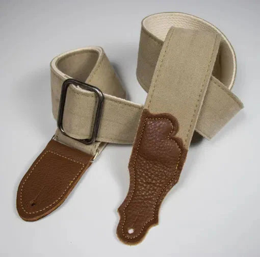 Franklin Strap - 5,1 Cm Aviator Seat Belt Gitarrengurt - Aus Nylon & Leder, Handgefertigt In UK