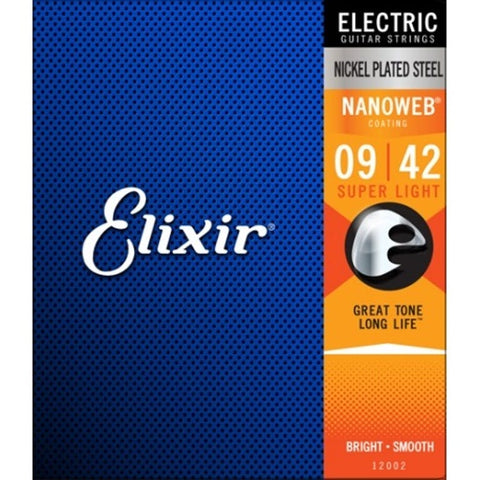 Elixir Nanoweb Electric Strings Super Light 9-42