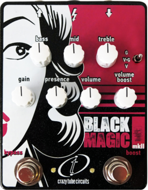 black magic pedal Crazy Tube Circuits Black Magic MKII – Windmill Guitars