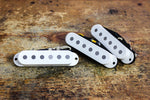 Monty's Guitars Full Monty Stratocaster Pickup Set / (White Covers)