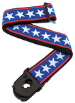 D'addario Woven Guitar Strap - Stars and Stripes