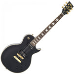 VINTAGE V100P REISSUED ELECTRIC GUITAR W/W90 PICKUPS ~ GLOSS BLACK