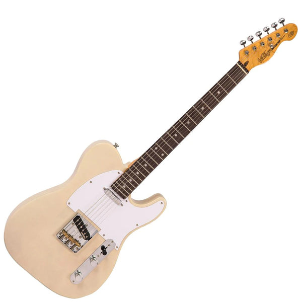 Vintage V62 ReIssued Electric Guitar ~ Ash Blonde – Windmill Guitars