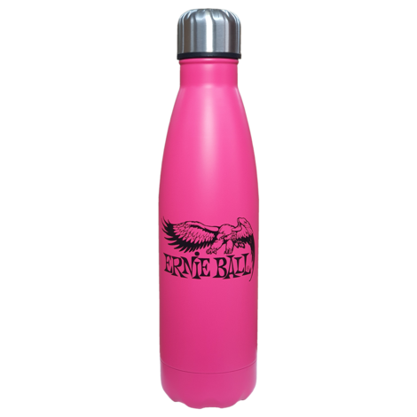 Ernie Ball Metal Water Bottle - Super Slinky Pink