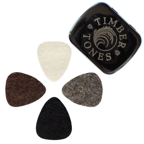 Felt Tones Mixed Tin Plectrums