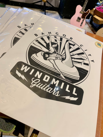 Windmill Guitars Limited Edition “Bangor City” Print