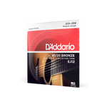 D'Addario EJ12-3D 13-56 Medium, 80/20 Bronze - 3 Pack