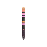 D'Addario Outrun Printed Leather Guitar Strap - Power Grid