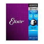 Elixir Polyweb Acoustic Guitar Strings Light 12-53