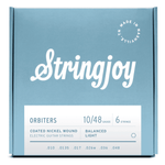 Stringjoy Orbiters Coated Nickel Wound 10-48 Electric Guitar Strings